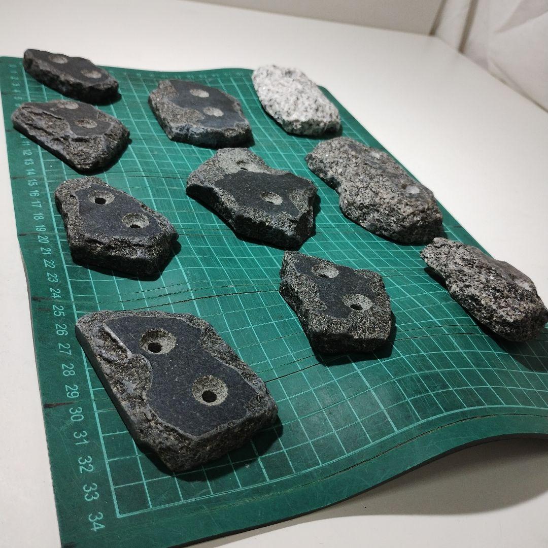 560 カチ クリンプ 石 ホールド セット ボルダリング クライミング傷や汚れあり HRDEVELOPMENT_JP