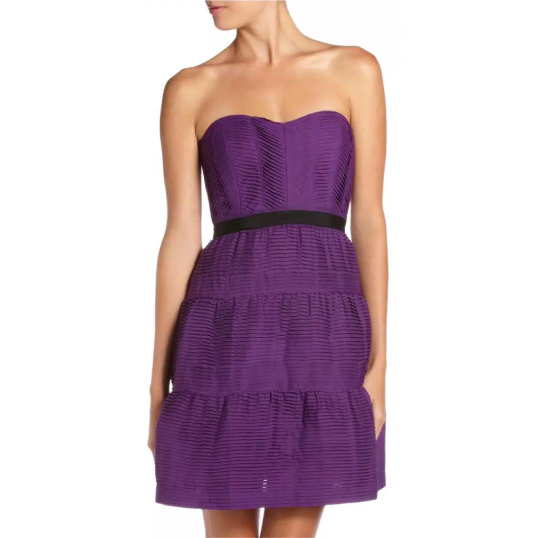 新品未使用品 BCBG MAXAZRIA ワンピース 紫