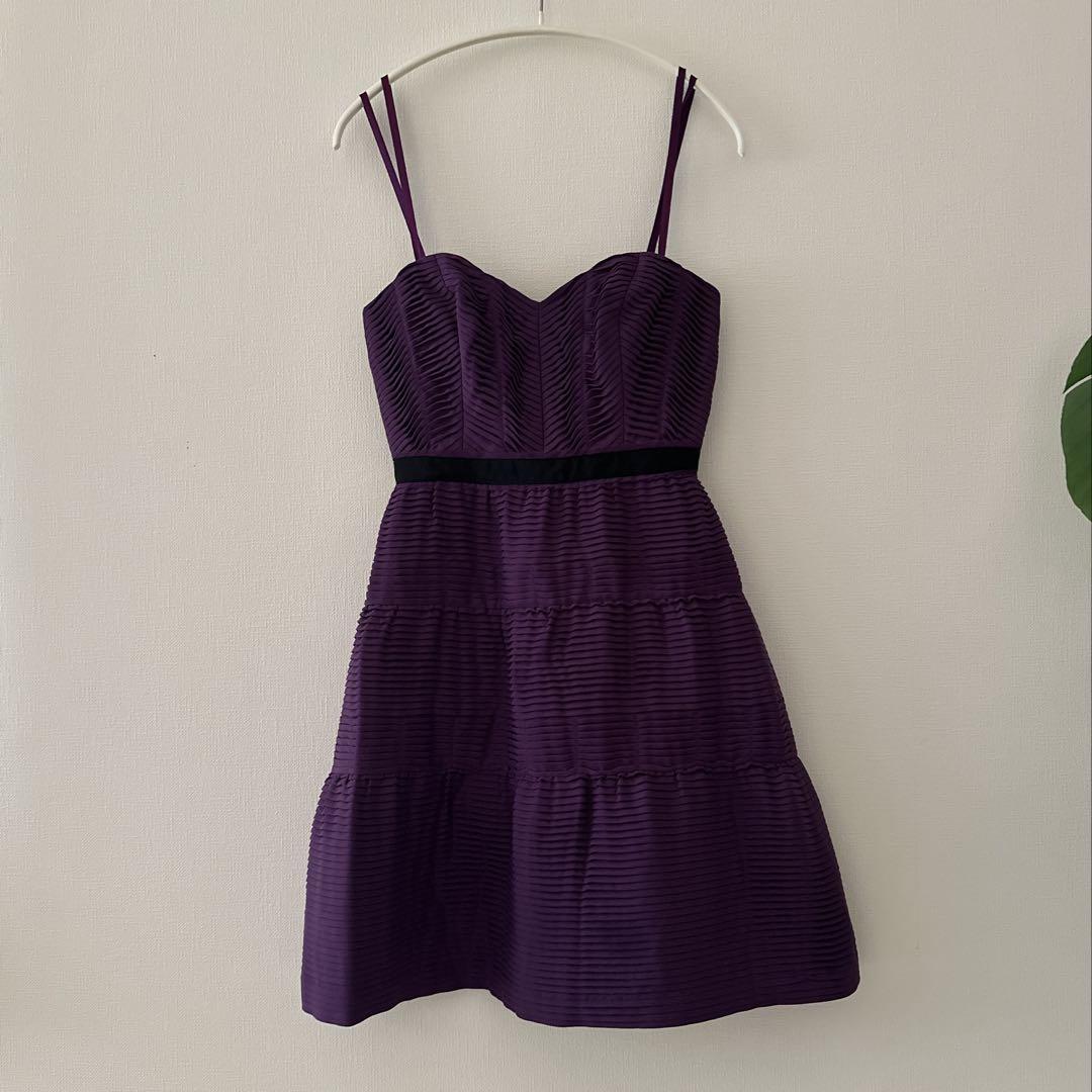 新品未使用品 BCBG MAXAZRIA ワンピース 紫