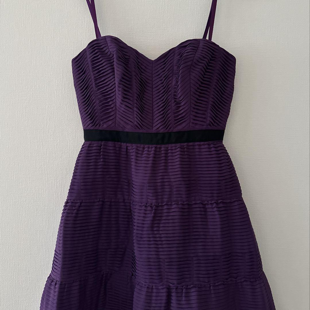 新品未使用品 BCBG MAXAZRIA ワンピース 紫