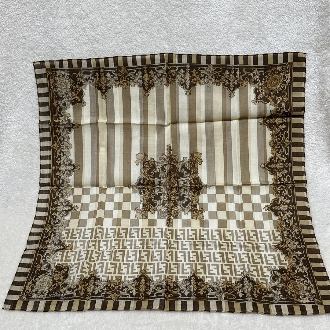 FENDI ハンカチ スカーフ 新品 未使用 】 FENDI フェンディ ハンカチ スカーフ 2枚セット