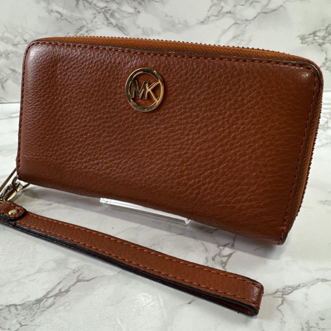 MICHAEL KORS マイケルコース 本革 レザー オーガナイザー 長
