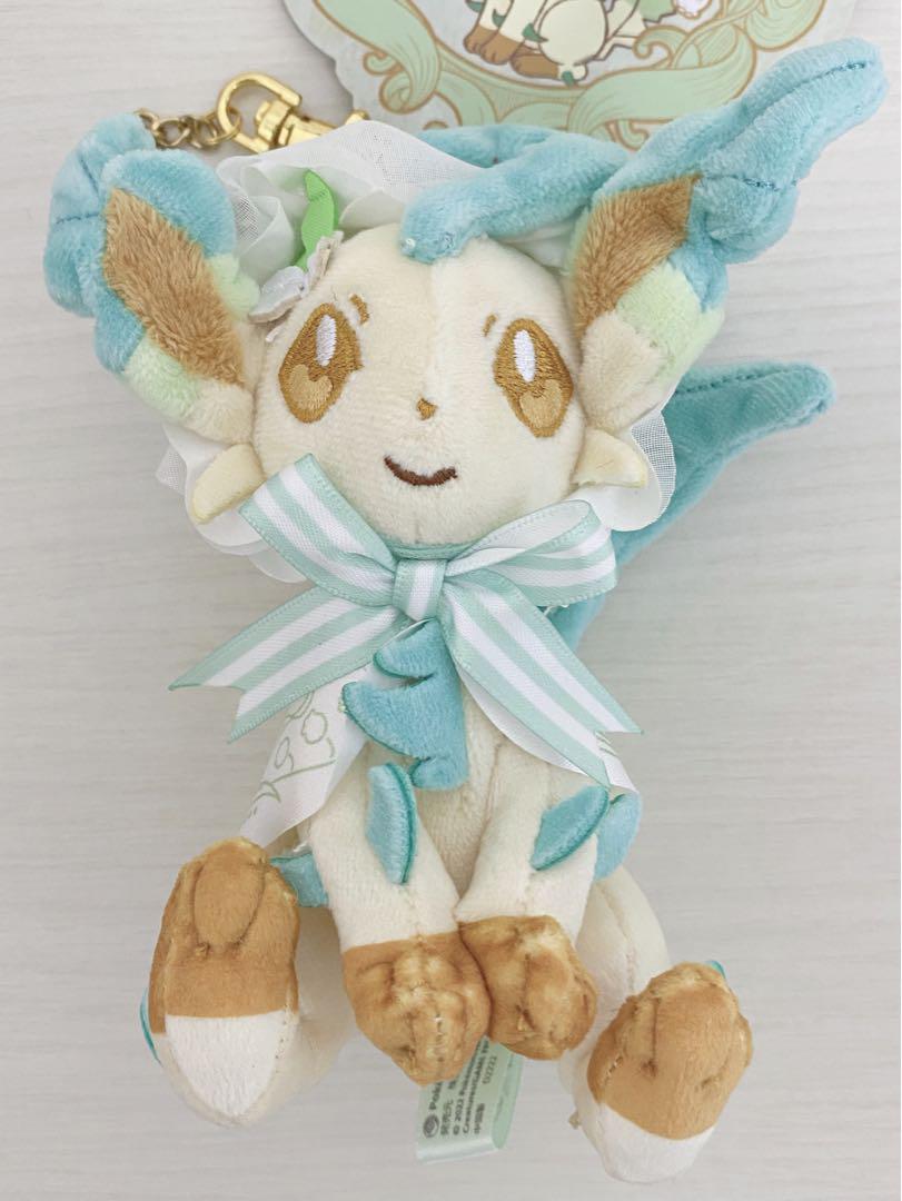 ポケモン　リーフィア　イースター　ぬいぐるみキーホルダー