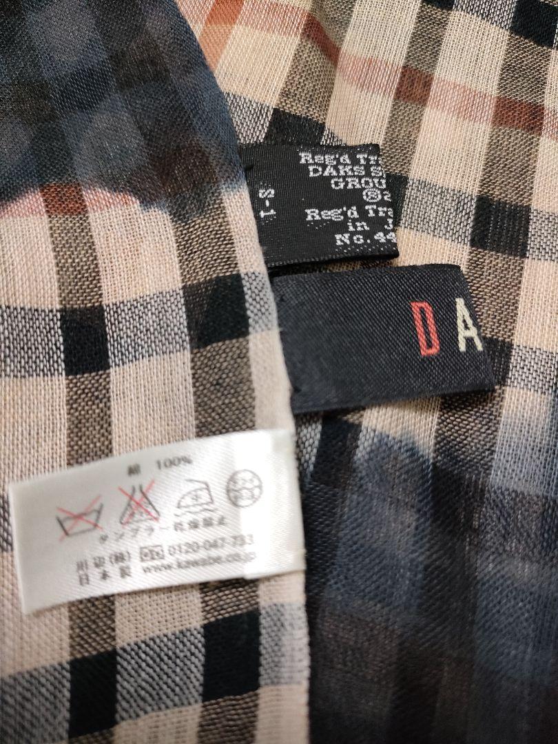 美品　DAXS　ダックス　限定　染めデザイン　ストール