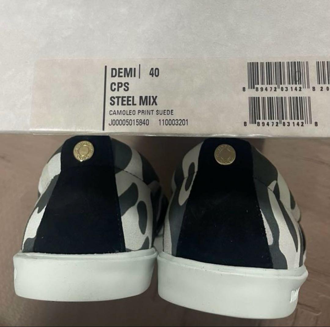 新品 Jimmy Choo カモフラージュ スリッポン 40 スリッポン