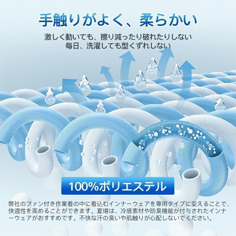 空調服グレー ベスト 30000mAh クールベスト
