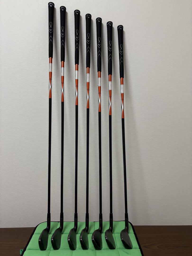 【最終価格】Callaway X HOT 純正アイアン 7本セット　おまけ付き