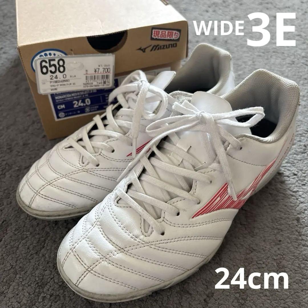 ⭐︎TM様専用 Mizuno サッカーシューズ 24.0cm ホワイト/レッド