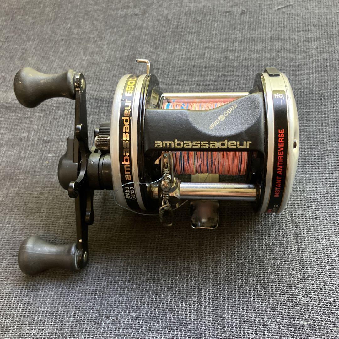 アブガルシア　アンバサダー 6500-C3 リール　PE3号約150m付