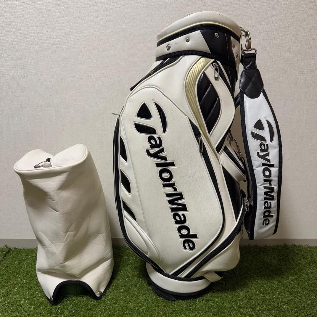 TaylorMade テーラーメイド キャディバッグ ホワイト 9型