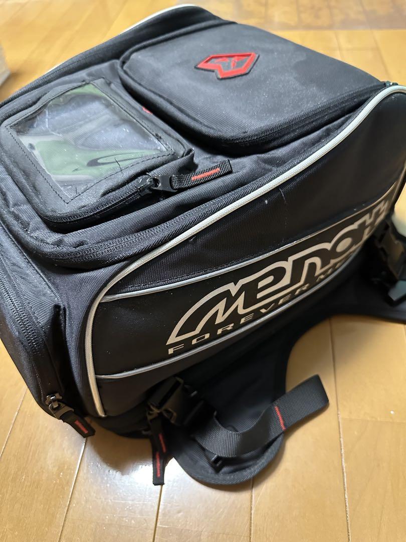 バイク用 タンクバッグ 強力マグネット付き ブラック