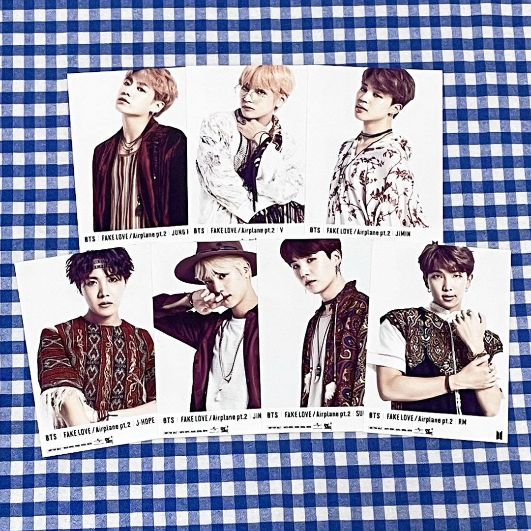 BTS防弾少年団 LYS SYS PREMIUM PHOTO 7枚 公式 公式】BTS(防弾少年団)fakelove 生写真 ブロマイド 7枚セット