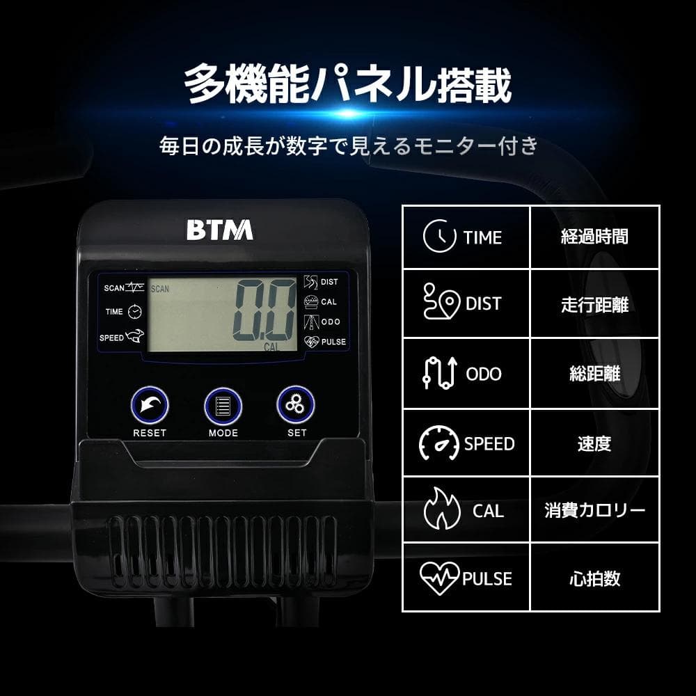 負荷8段階調整 背もたれ681-160