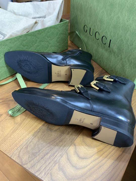 GUCCI グッチ　8サイズ　27cm バックル付き メンズ アンクルブーツ