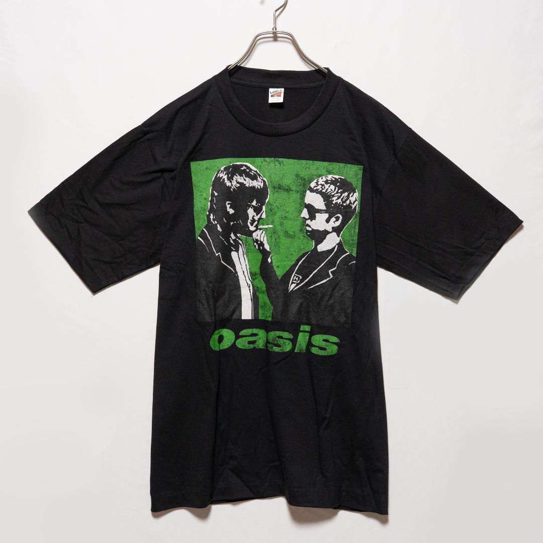 新品】 オアシス 半袖Tシャツ XL 黒 ロック - メルカリ