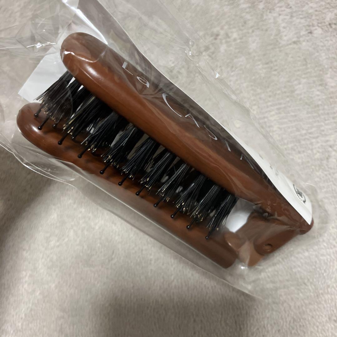 【新品未使用】ラカスタ La CASTA 折りたたみ式ヘッドスパミニブラシ