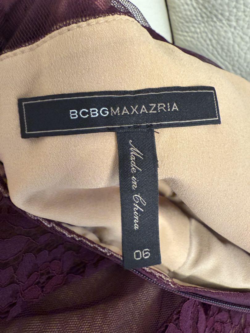 bcbg♡バーガンディレースドレス