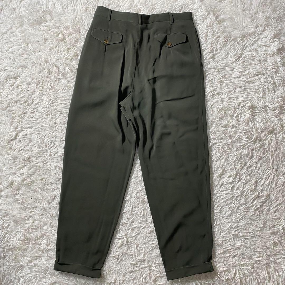【美品】ジョルジオアルマーニ　スラックス　80s　90s　アーカイブ　ツータック