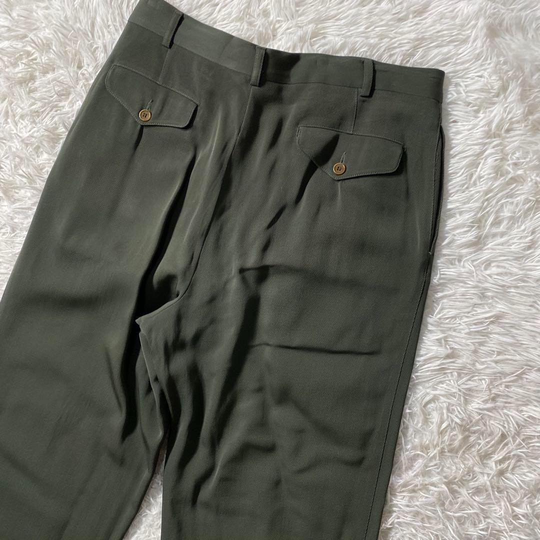 【美品】ジョルジオアルマーニ　スラックス　80s　90s　アーカイブ　ツータック