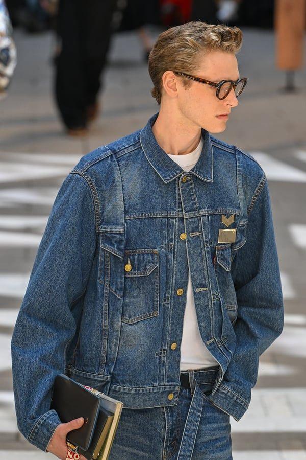 Levi's sacai ブルーデニムジャケット Size 2