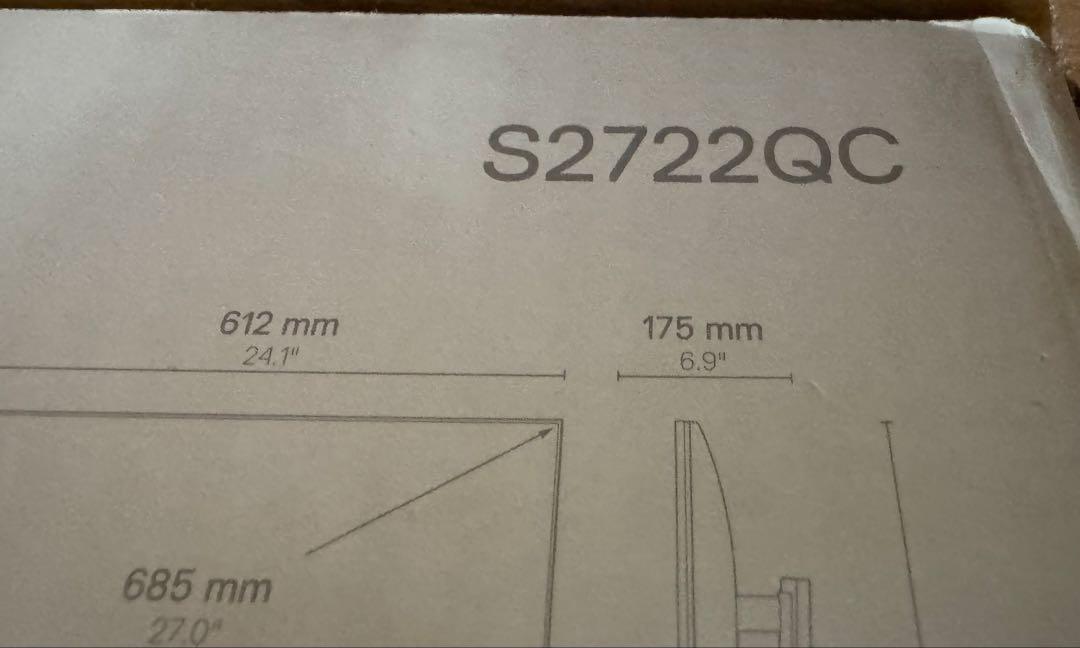 Dell 27 4K UHD USB-C モニター S2722QC