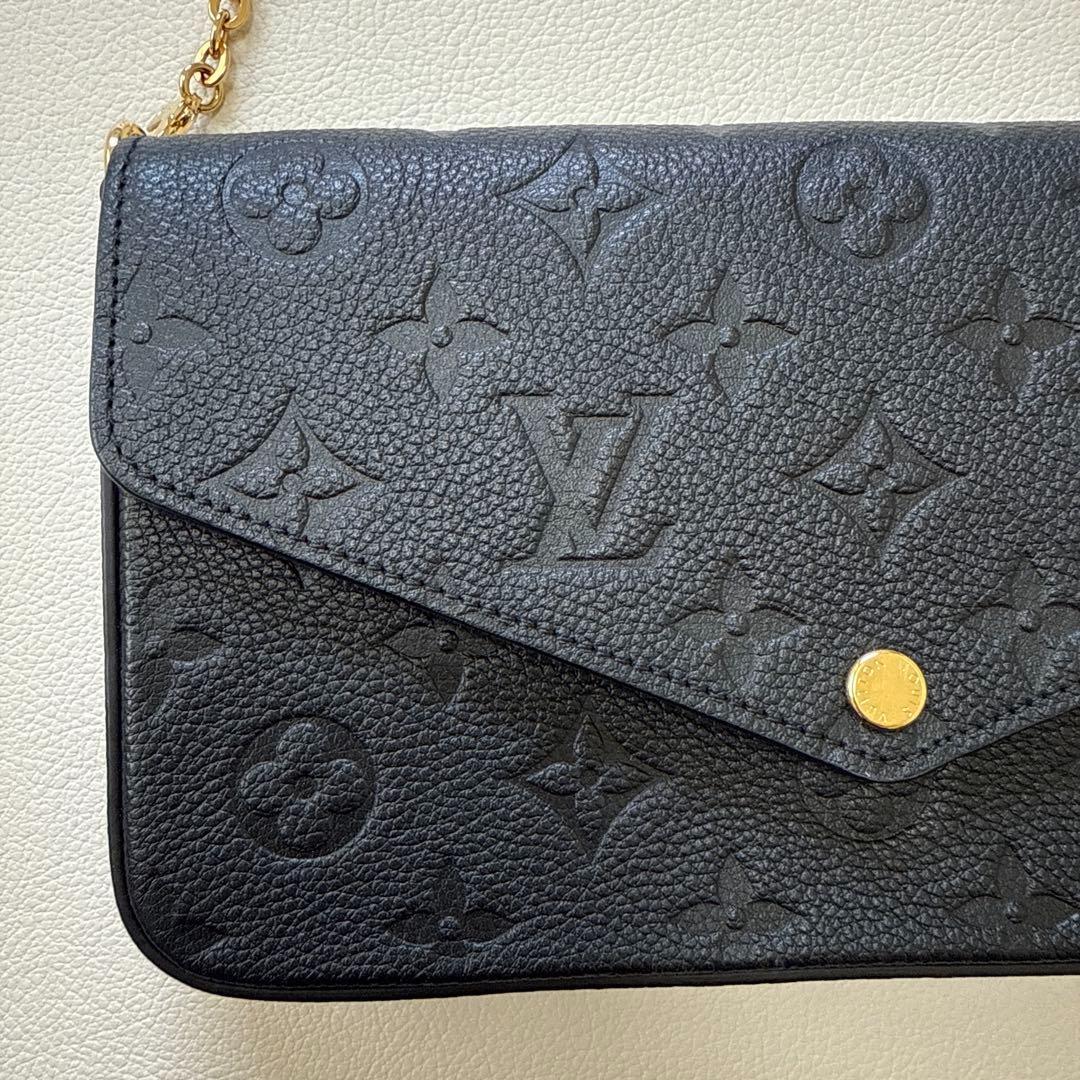 ① ルイヴィトン チェーンショルダーウォレット　ポシェットフェルシーＭ64099