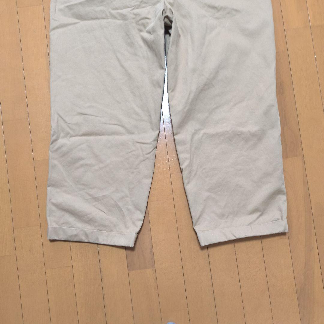 ビームスプラスBEAMSPLUS+２プーリーツチノXXLカーキ（ベージュ）