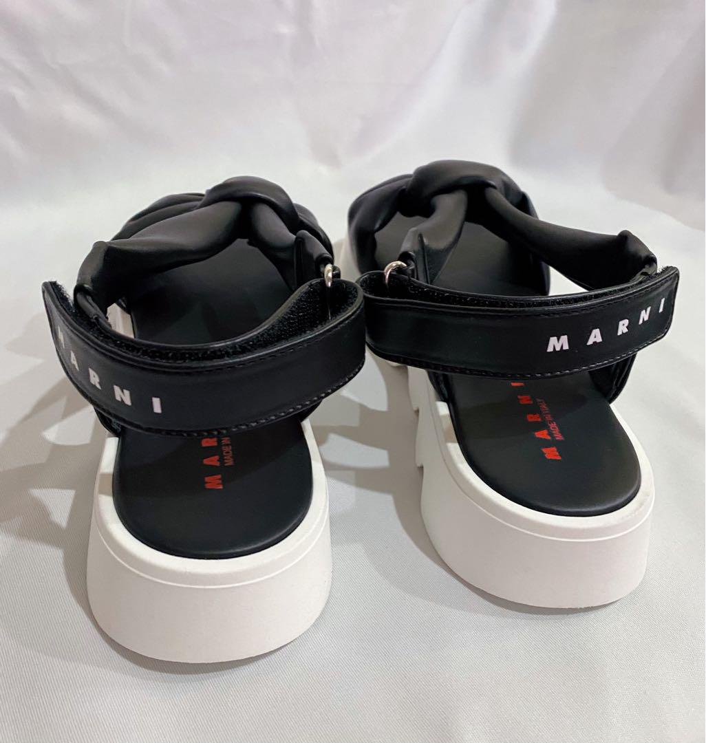 MARNI kid's マルニ ブラック サンダル