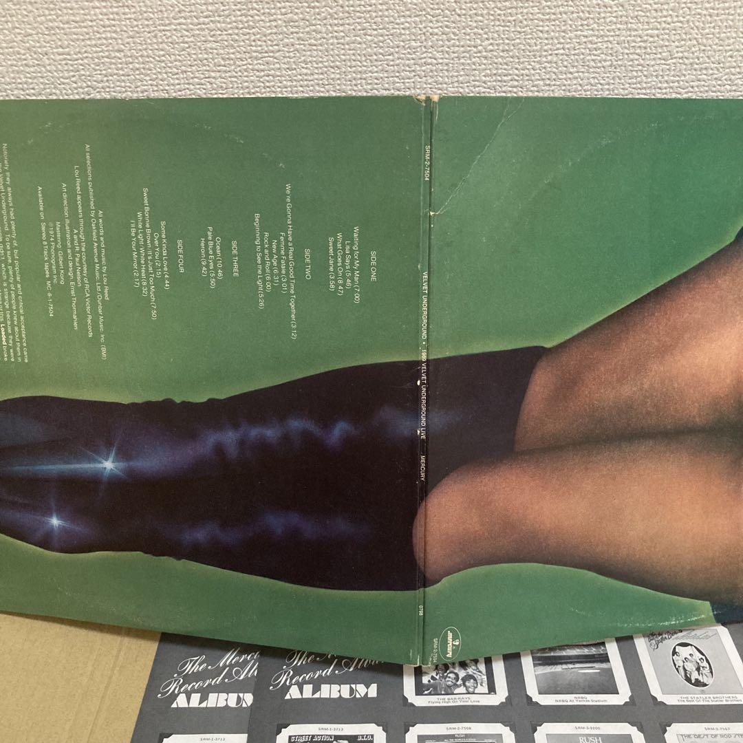 洋楽 Velvet Underground Live with Lou Reed LP