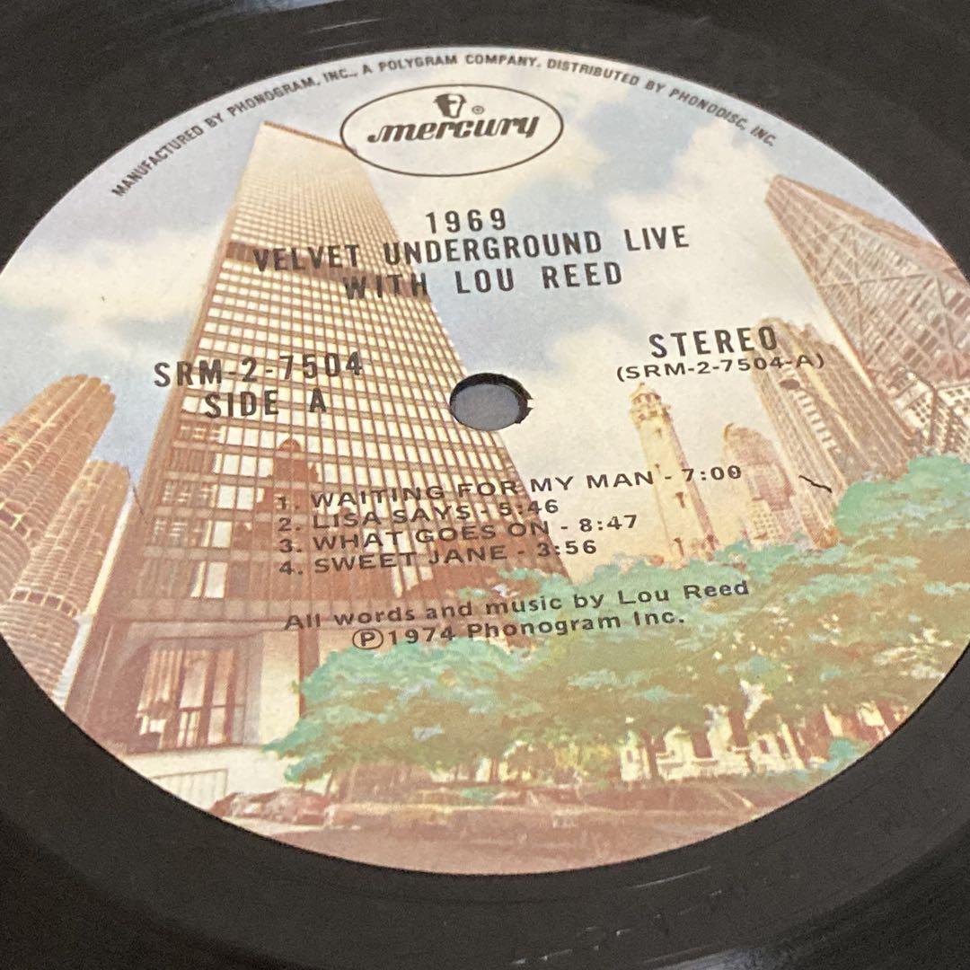 洋楽 Velvet Underground Live with Lou Reed LP