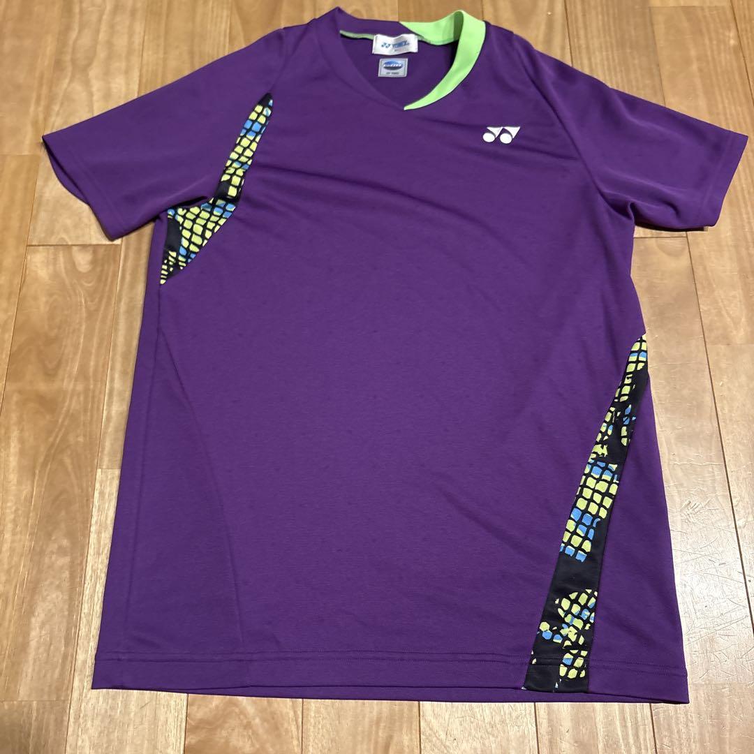 YONEX バドミントン シャツ 紫/黄 ヨネックス YONEX テニス バドミントン ウェア レディース