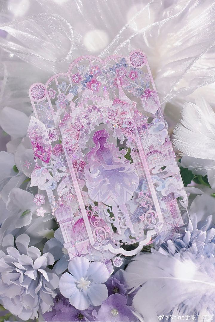 貝殻光マスキングテープ 舞踏会