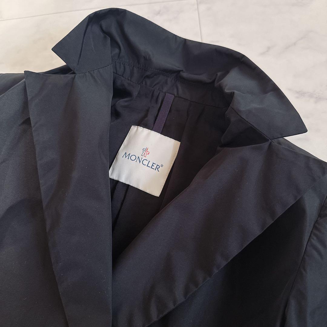 極美品✨ MONCLER モンクレール MOYADE トレンチコート 黒 1