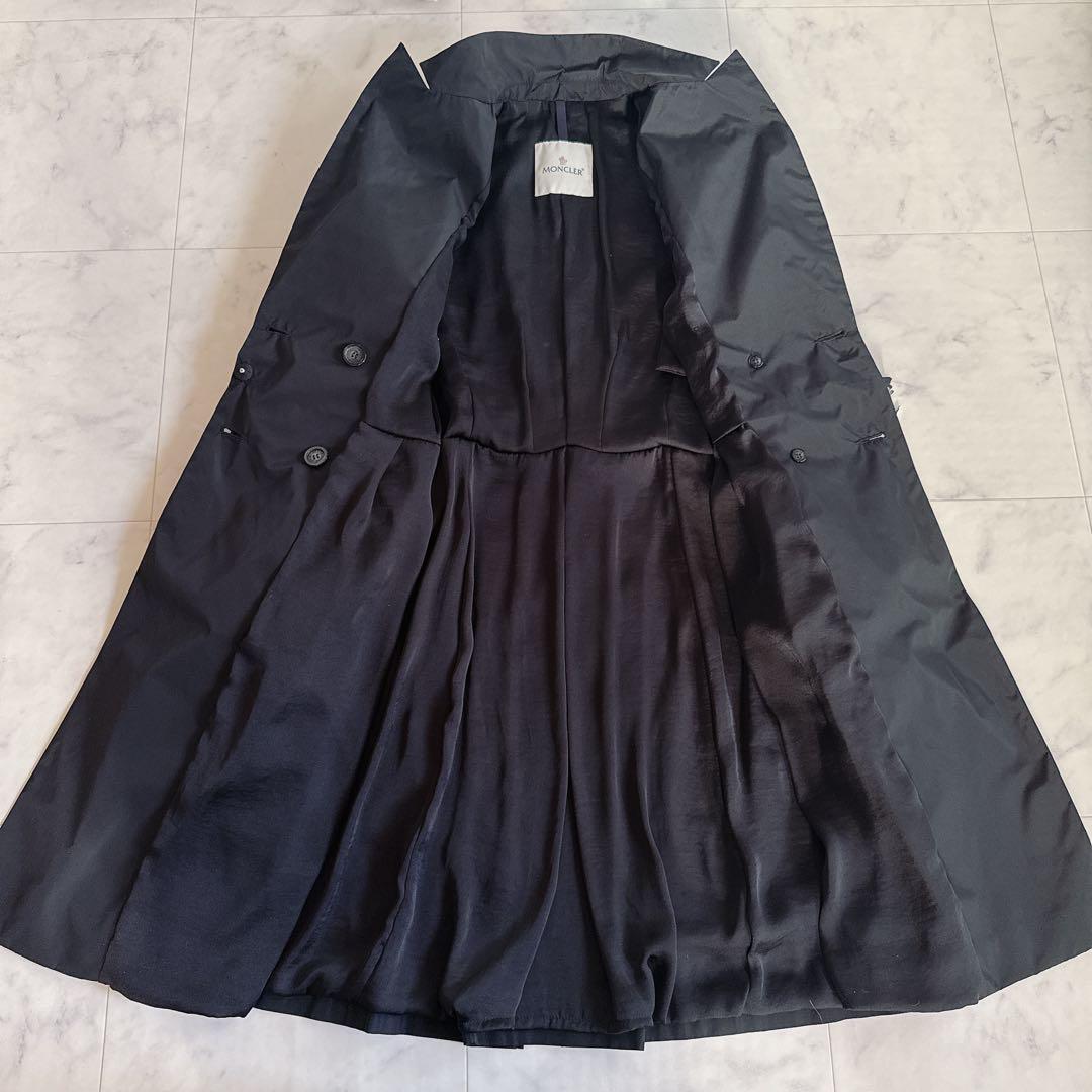 極美品✨ MONCLER モンクレール MOYADE トレンチコート 黒 1