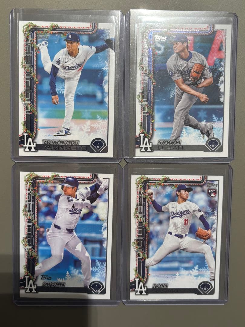 大谷翔平 シリアルカード 499 日本人選手5枚セット目立った傷や汚れなし UP786_INFO