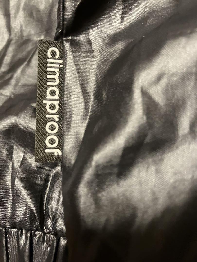 美品 アディダスプロフェッショナルセットアップ 上下 メンズM ナイロン 黒黄銀