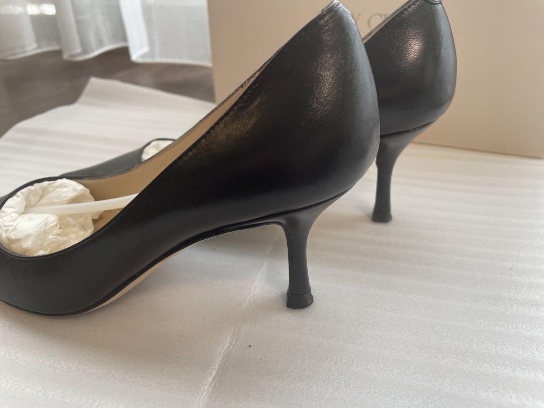 jimmy choo ジミーチュウ 黒パンプス サイズ34.5