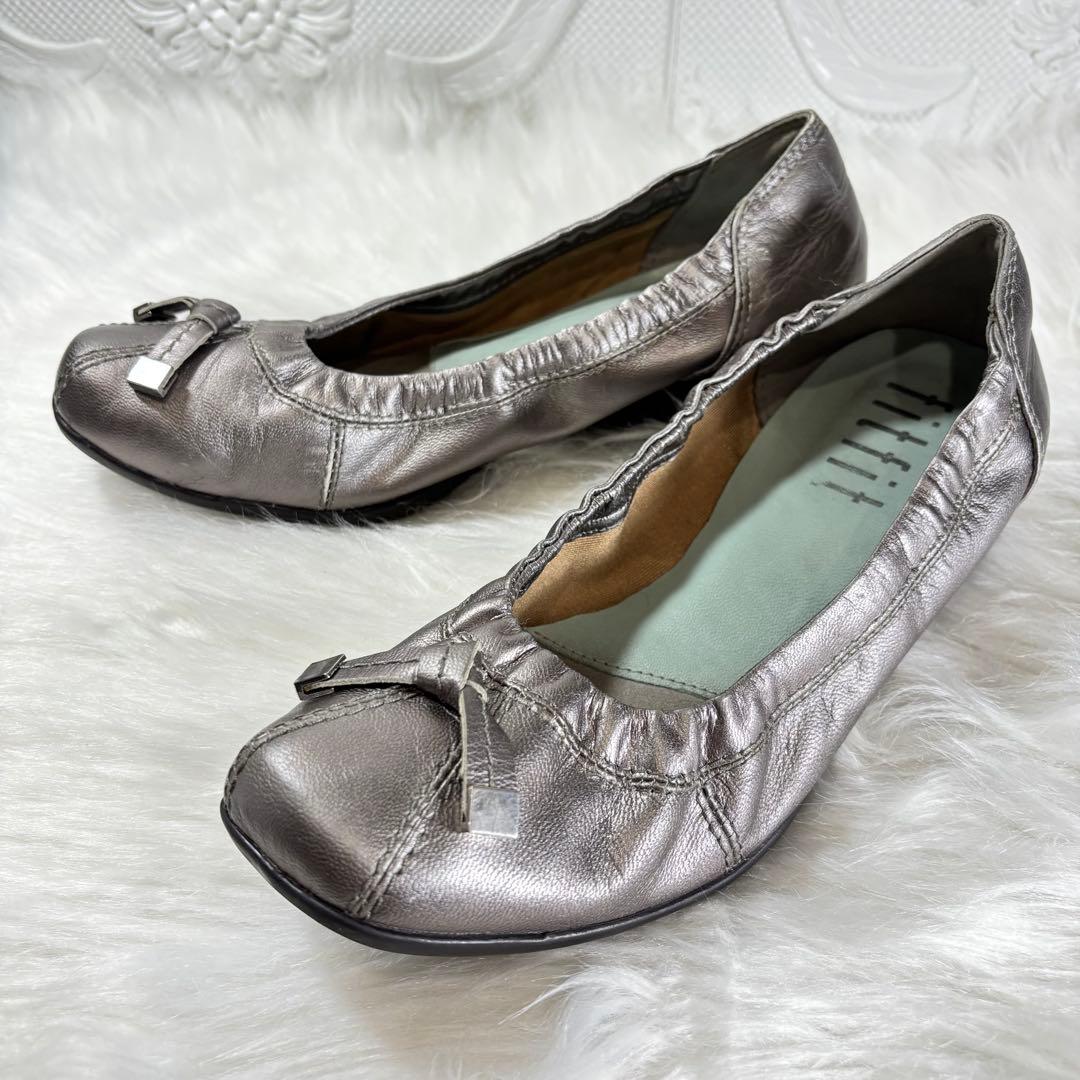 fitfit フィットフィット コンフォート ウェッジソール バレエシューズ