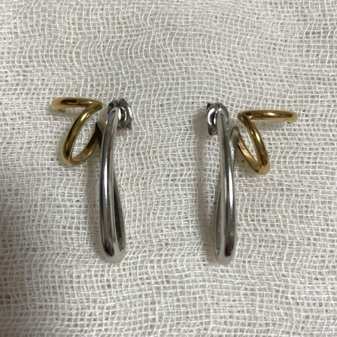 Jouete ダブルピアス コンビカラー