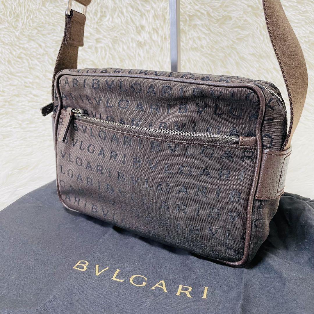 ☆美品☆ ブルガリ ショルダーバッグ レディース ロゴマニア