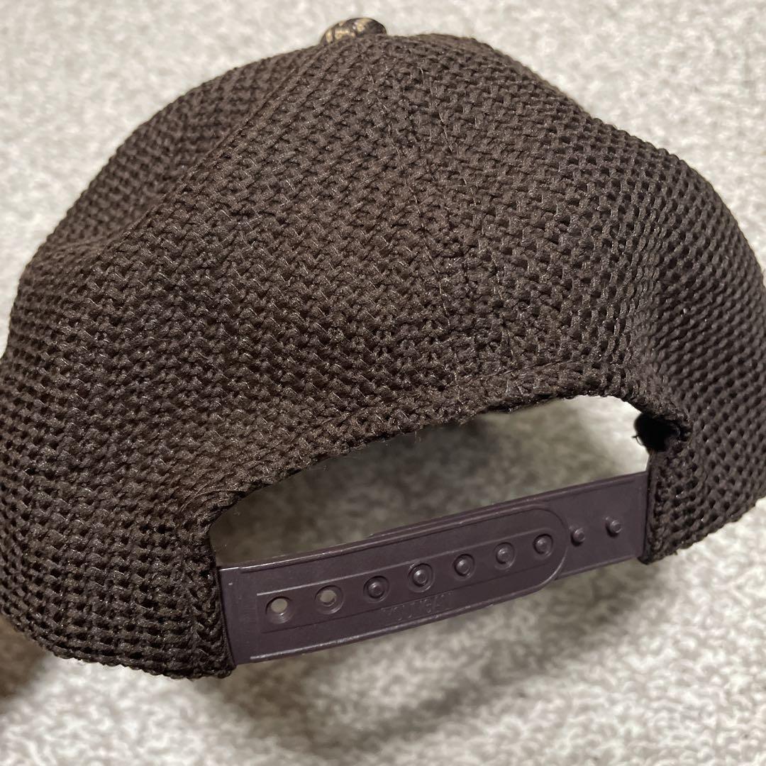 90sStussy Monogram Logo 5 Panel Mesh Cap