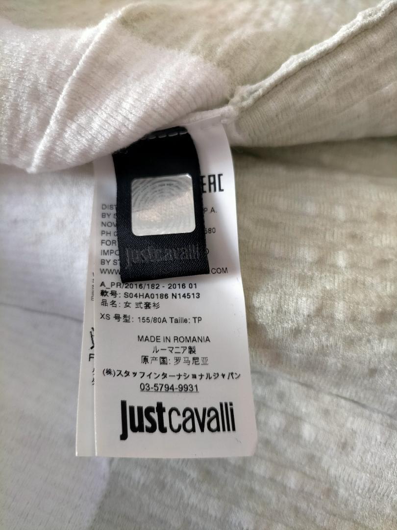 Justcavalli ジャストカヴァリ ニットチュニック ノースリーブ XS