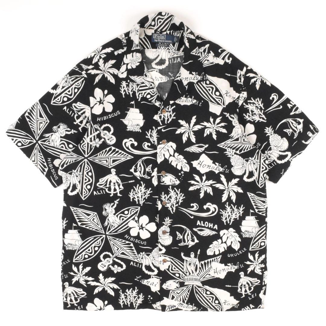 90s Ralph Lauren Shirt CLASSIC FIT アロハ L