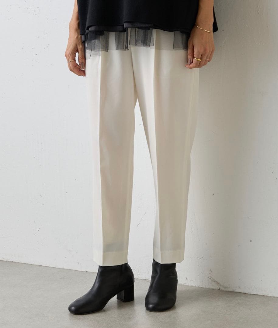 近 ビアズリー タックパンツ 2号 定価22000L BEARDSLEY