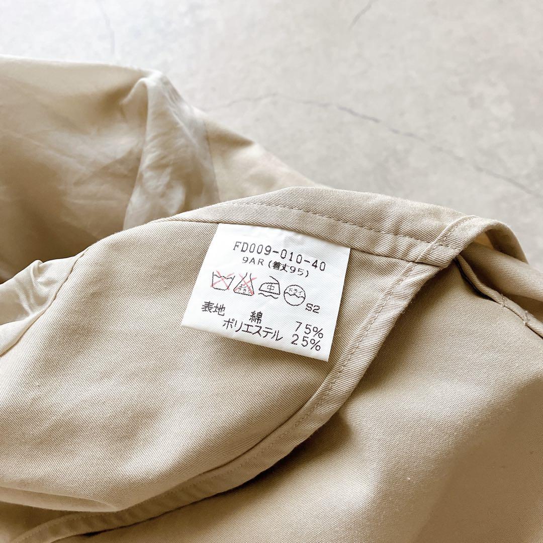希少 Burberrys バーバリー トレンチコート 金ボタン 白タグ ベルト