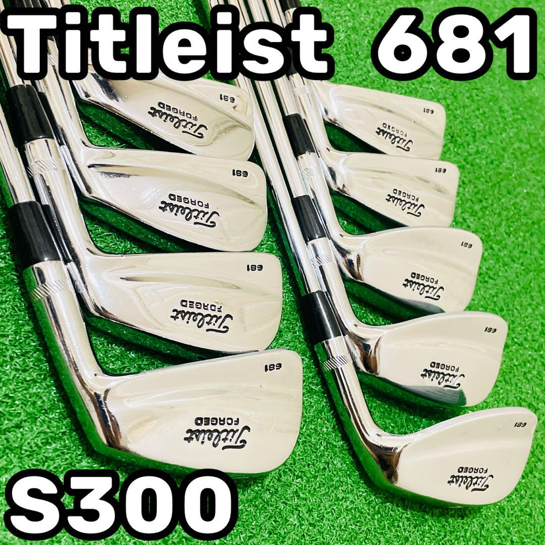9134 Titleist 681 タイトリスト メンズ 右利き 9本セット