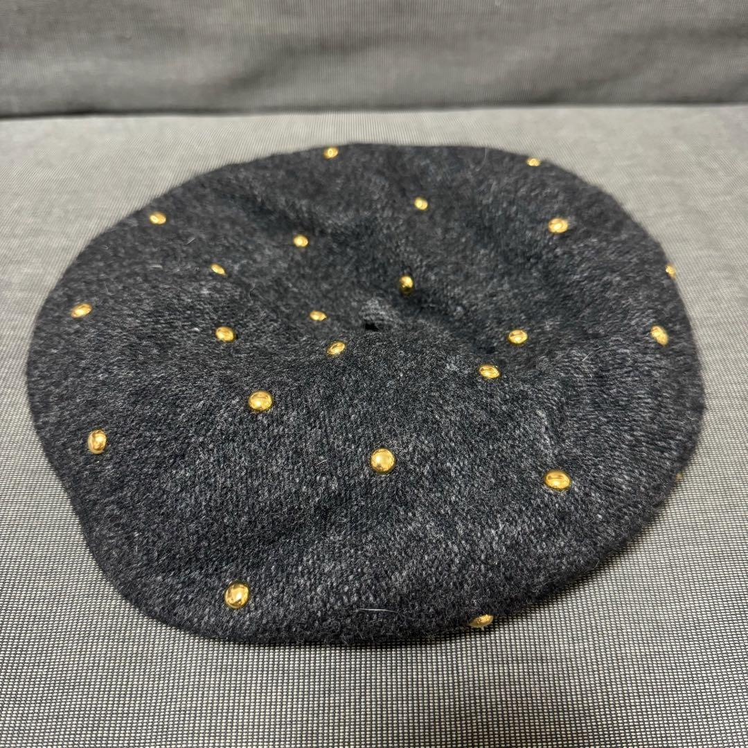 AZULbymoussy ベレー帽 スタッズ