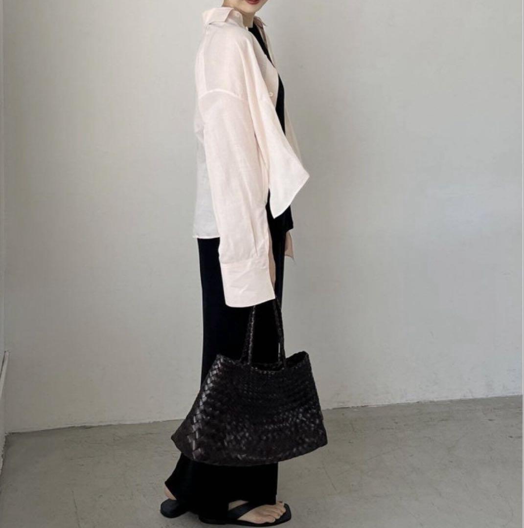 Plage RAMIE LYOCELL WIDEシャツ