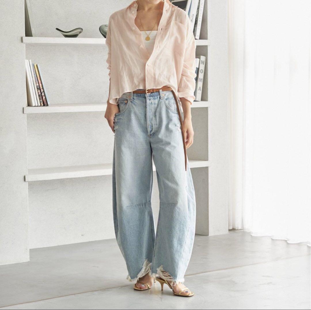 Plage RAMIE LYOCELL WIDEシャツ
