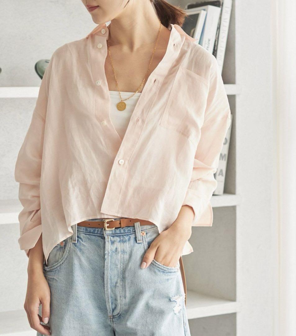 Plage RAMIE LYOCELL WIDEシャツ